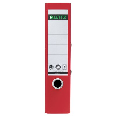 Ordner Leitz 180° Recycle 80 mm karton A4 rood
