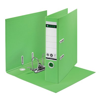 Classeur à levier Leitz 180° Recycle A4 80mm carton vert