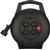 Enrouleur de câble Brennerstuhl Vario 4 prises 10m noir