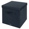 Opbergdoos Leitz gestoffeerd met deksel 330x325x380mm grijs 2 st foto