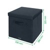 Opbergdoos Leitz gestoffeerd met deksel 330x325x380mm grijs 2 st foto