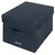 Opbergdoos Leitz gestoffeerd met deksel 190x160x285mm grijs 2 st