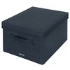 Opbergdoos Leitz gestoffeerd met deksel 285x203x380mm grijs 2 st foto