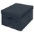 Opbergdoos Leitz gestoffeerd met deksel 285x203x380mm grijs 2 st
