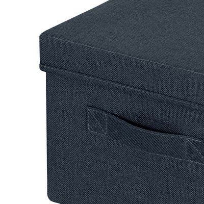 Opbergdoos Leitz gestoffeerd met deksel 285x203x380mm grijs 2 st