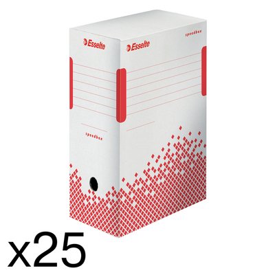 Archiefdoos Esselte Speedbox 150x250x350mm wit