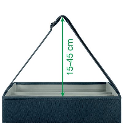 Sac de rangement Leitz tissu 200x210x355mm gris