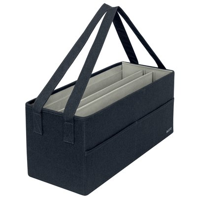 Sac de rangement Leitz tissu 465x210x200mm gris