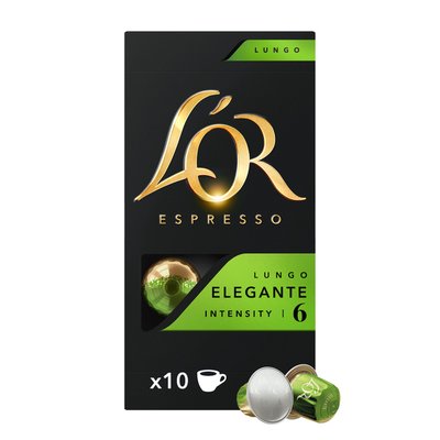 Koffiecups L'Or espresso Lungo Elegante 10 stuks