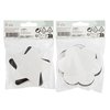 Canvas Nassau fine art ster en bloem 7,5cm magnetisch 4 stuks foto