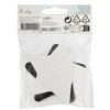 Canvas Nassau fine art ster en bloem 7,5cm magnetisch 4 stuks foto
