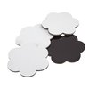 Canvas Nassau fine art ster en bloem 7,5cm magnetisch 4 stuks foto