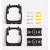 Wandhouder Toolflex One 2 klemmen met adapter ø 15/35 mm zwart foto