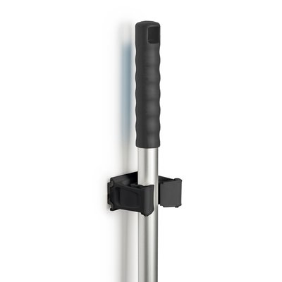 Wandhouder Toolflex One 2 klemmen met adapter ø 15/35 mm zwart