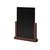 Ardoise de table IEZZY A5 brun foncé bois