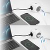 Stekkerblok ACT 3 voudig inclusief 2x USB C/A 1.5 meter wit/grijs foto