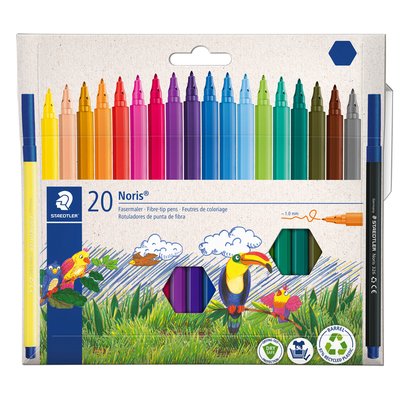 Kleurstift Staedtler Noris 326 kartonnen etui 20 kleuren