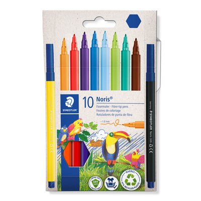 Kleurstift Staedtler Noris 326 kartonnen etui 10 kleuren