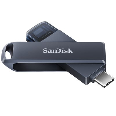 Phone Drive 256GB lightning- USB-C blauw