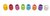 Polyband Haza bright set 8 kleuren