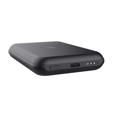 Powerbank Trust Magnetic draadloos 5000MAH zwart