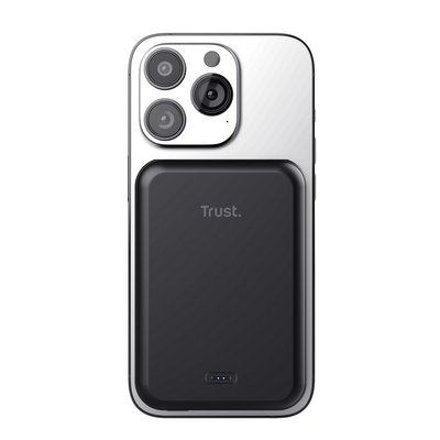 Powerbank Trust Magnetic draadloos 5000MAH zwart