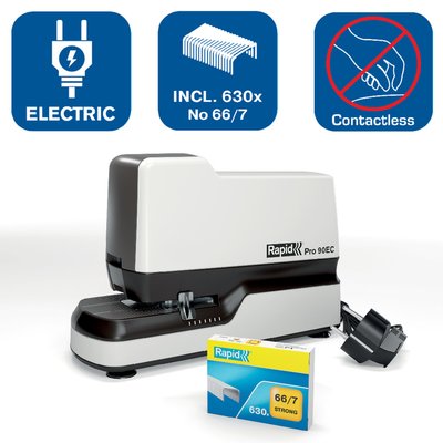 Agrafeuse Rapid sans contact Electrique Pro 90EC 50 feuilles