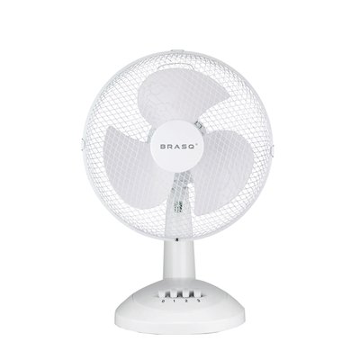 Ventilateur de table BRASQ F400 Ø 30cm blanc