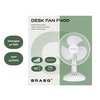 Ventilateur de table BRASQ F400 Ø 30cm blanc Photo