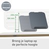 Bureau ophangbord Leitz Ergo met laptophouder foto