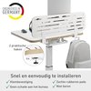 Bureau ophangbord Leitz Ergo met laptophouder foto