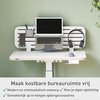 Bureau ophangbord Leitz Ergo met laptophouder foto