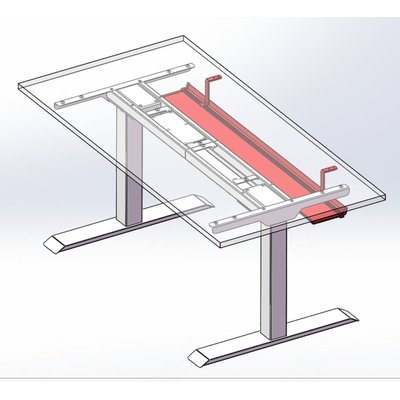 Kabelgoot Euroseats universeel 110cm zwart