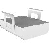 Persoonlijke lade Euroseats 369x292x189mm wit foto