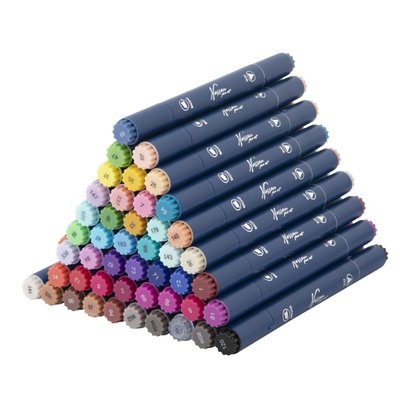 Marqueur à alcool Nassau Arts pointe duo set 48 couleurs