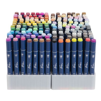 Marqueur à alcool Nassau Arts pointe duo set 168 couleurs