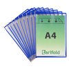 Zichtpaneel Tarifold A4 verticaal blauw 10 stuks foto