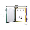 Système de présentation mural Tarifold A4 métal 10 poches assorti Photo