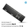 Toetsenbord HP 725 oplaadbaar QWERTY foto