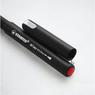 Fineliner STABILO dr!ver medium rood