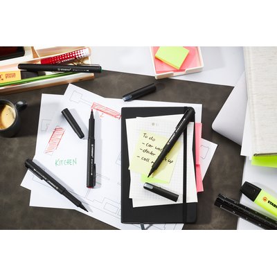 Fineliner STABILO dr!ver Medium assorti 4 pièces