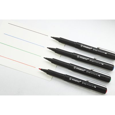 Fineliner STABILO dr!ver medium zwart