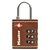 Cadenas Masterlock combinaison 3 chiffres TSA 30mm cuir brun