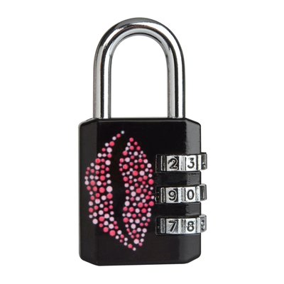 Cadenas Masterlock combinaison 3 chiffres 30mm motif Baiser