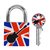 Cadenas Masterlock 30mm motif Guitare