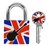 Hangslot Masterlock 30mm gitaar motief