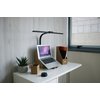 Bureaulamp Unilux Strata base led zwart foto