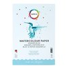 Aquarelblok Qrea A4 20vel 200gr gelijmd foto