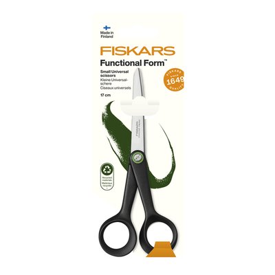 Ciseaux Fiskars ReNew Functional Form universels 17cm noir
