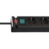 Multiprise Brennenstuhl 5 prises inclus 2 USB-C 3m noir Photo